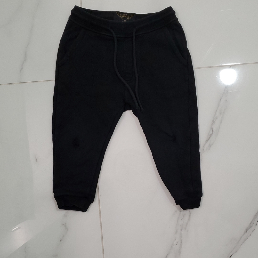 Finger In The Nose Black Joggers Elastic Waistband
